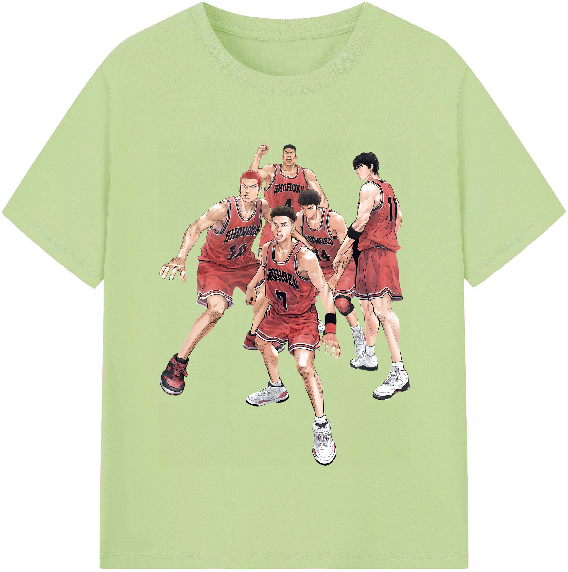 （画像用） SLAM DUNK／スラムダンク 綿100％半袖Tシャツ（フロントプリント）